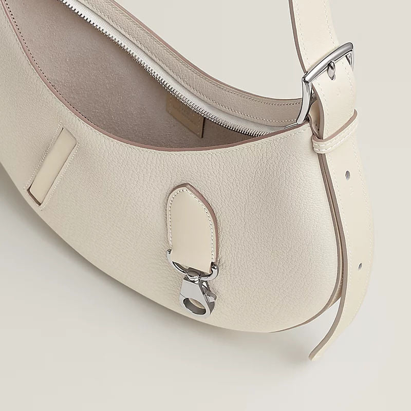 Women's P'tit Arcon Bag With Togo Calfskin And Swift Calfskin Zip Closure