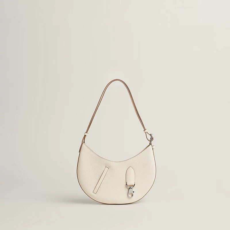 Women's P'tit Arcon Bag With Togo Calfskin And Swift Calfskin Zip Closure