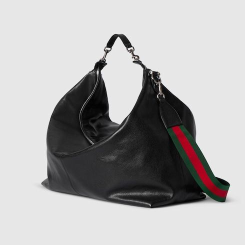 Men's Large Crossbody Bag With Soft Leather And Signature Hardware