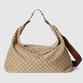 Men's Large Brera Crossbody Bag With GG Canvas And Detachable Strap
