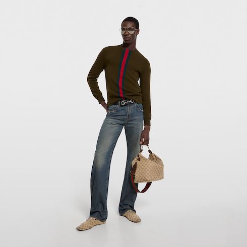 Men's Brera Medium Crossbody Bag With Canvas