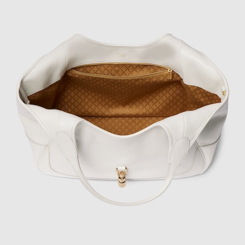 Women's Medium Mercato Bag With Soft Leather And Piston Closure