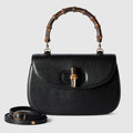 Women's Medium Bamboo 1947 Bag With Soft Grainy Leather And Click Closure