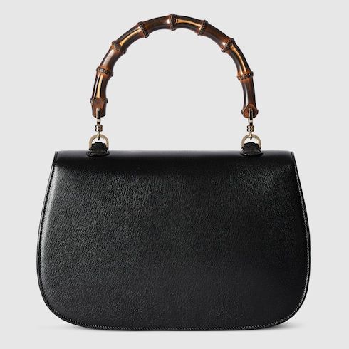 Women's Medium Bamboo 1947 Bag With Soft Grainy Leather And Click Closure