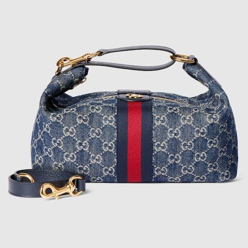 Women's Medium Vanity Top Handle Bag With Canvas And Leather Trim