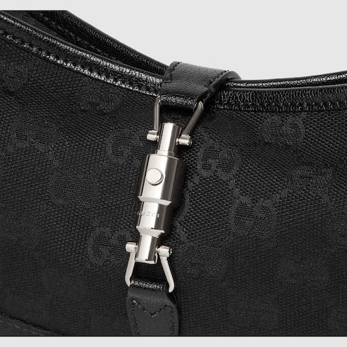 Women's Medium Jackie Slim Shoulder Bag With GG Canvas And Piston Closure