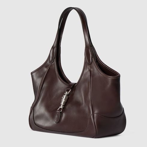Women's Small Mercato Tote Bag With Soft Leather And Piston Closure