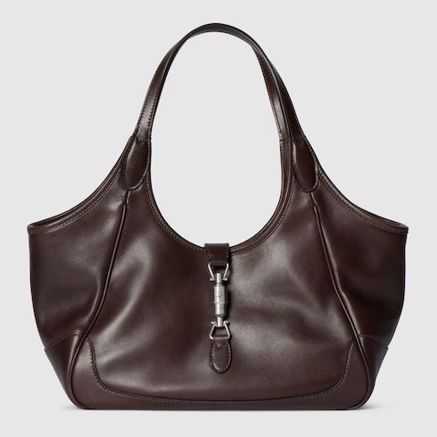 Women's Small Mercato Tote Bag With Soft Leather And Piston Closure