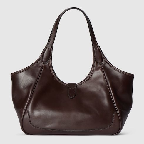 Women's Small Mercato Tote Bag With Soft Leather And Piston Closure