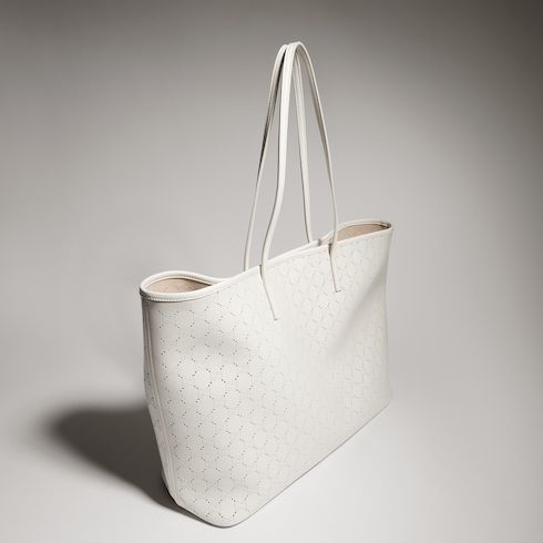 Tribeca Large Tote Bag With Perforated GG Leather