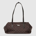 Medium Boston Bag With GG Canvas And Web