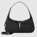 Women's Medium Jackie Slim Shoulder Bag With GG Canvas And Piston Closure