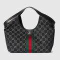 Small Tote Bag Giglio Denim With Tonal Trim