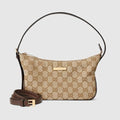 Lady Lunetta Small Shoulder Bag With GG Canvas