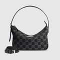 Lady Lunetta Small Shoulder Bag GG Denim