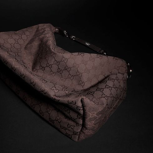 Men's Medium Crossbody Bag With GG Canvas And Detachable Strap