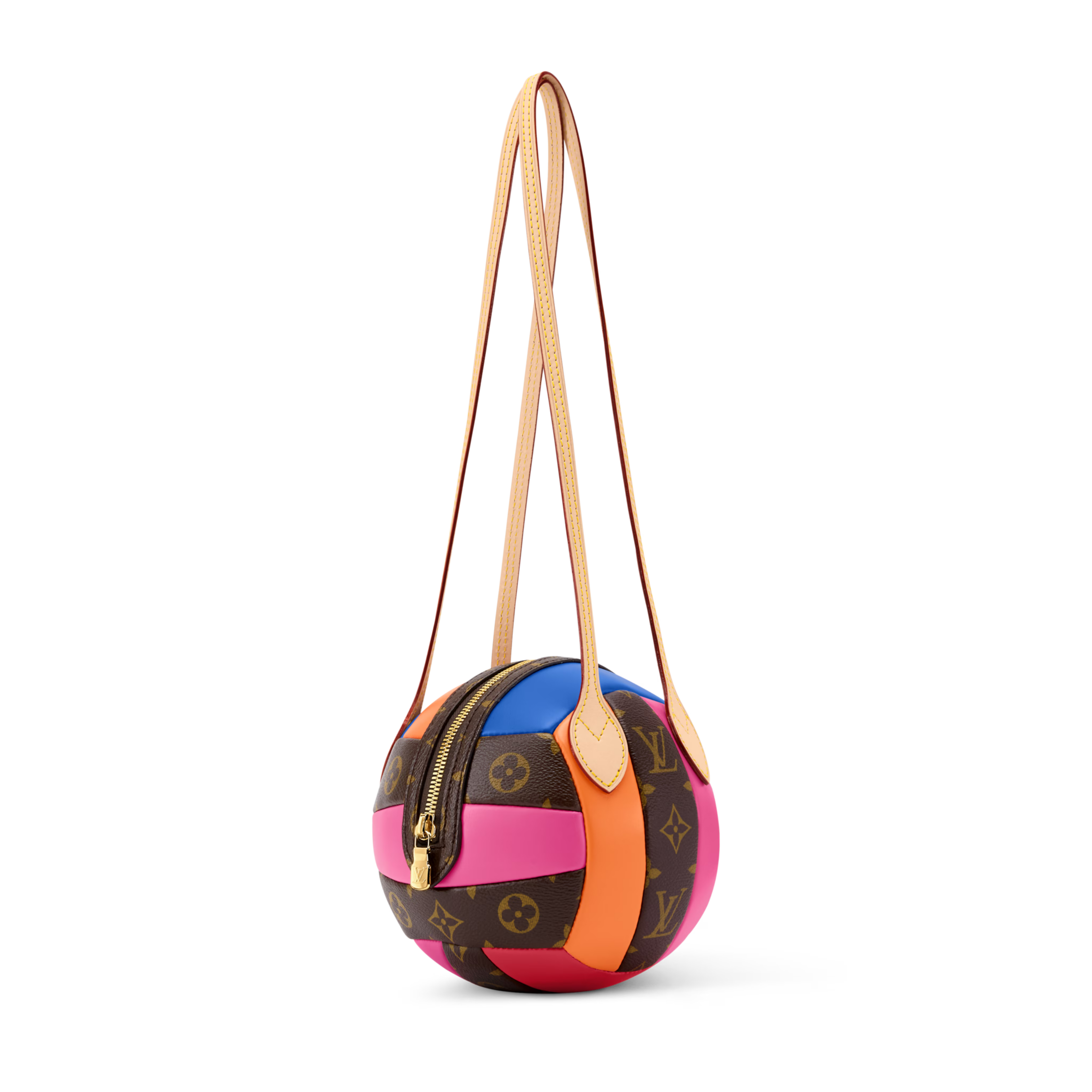 Ace Bag Monogram Pop Coated Canvas Gold-Toned Hardware