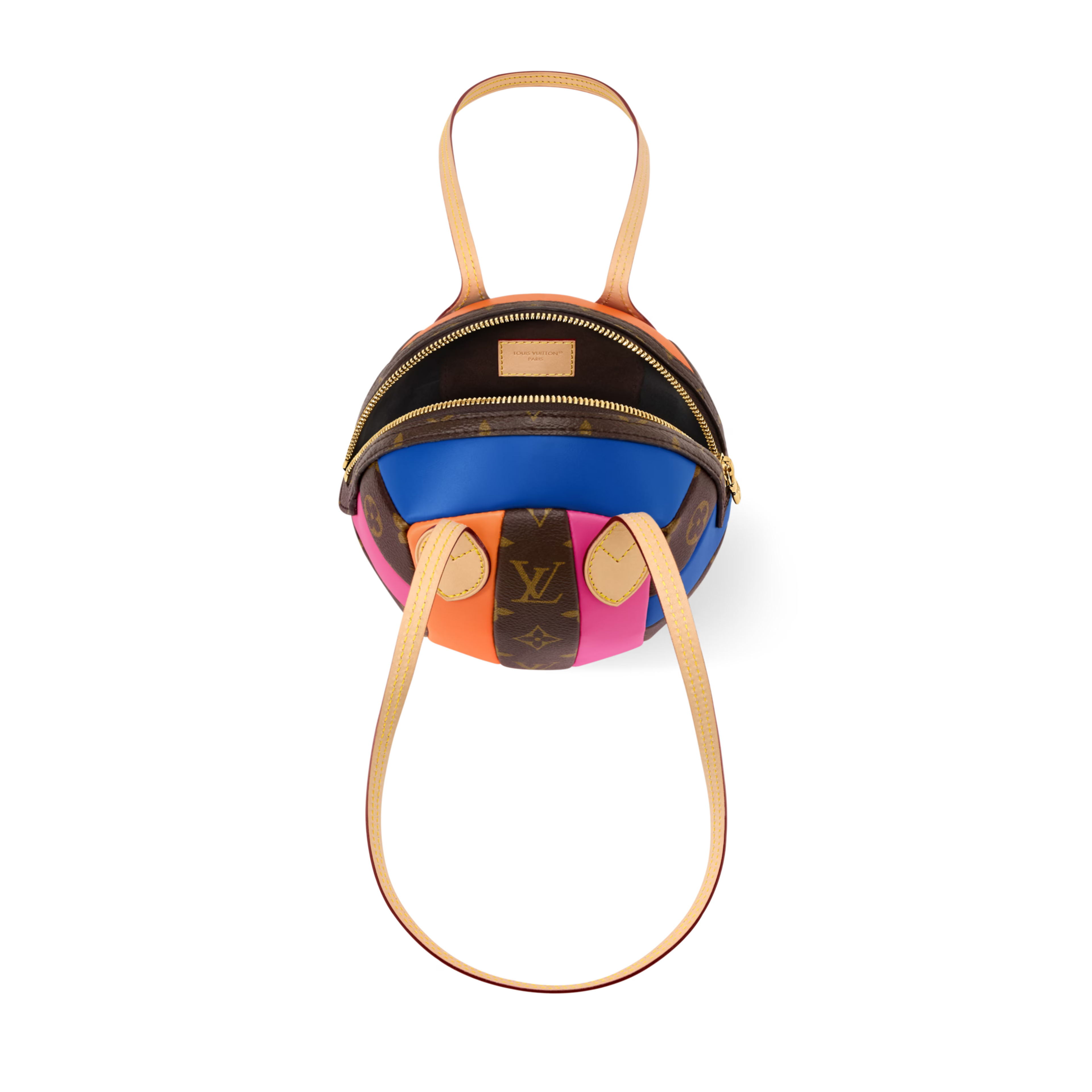 Ace Bag Monogram Pop Coated Canvas Gold-Toned Hardware