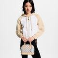 Alma BB Damier Azur Coated Canvas Bleu Olympe Gold-Toned Hardware