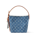 All In BB Monogram Denim Blue Denim Gold-Toned Hardware