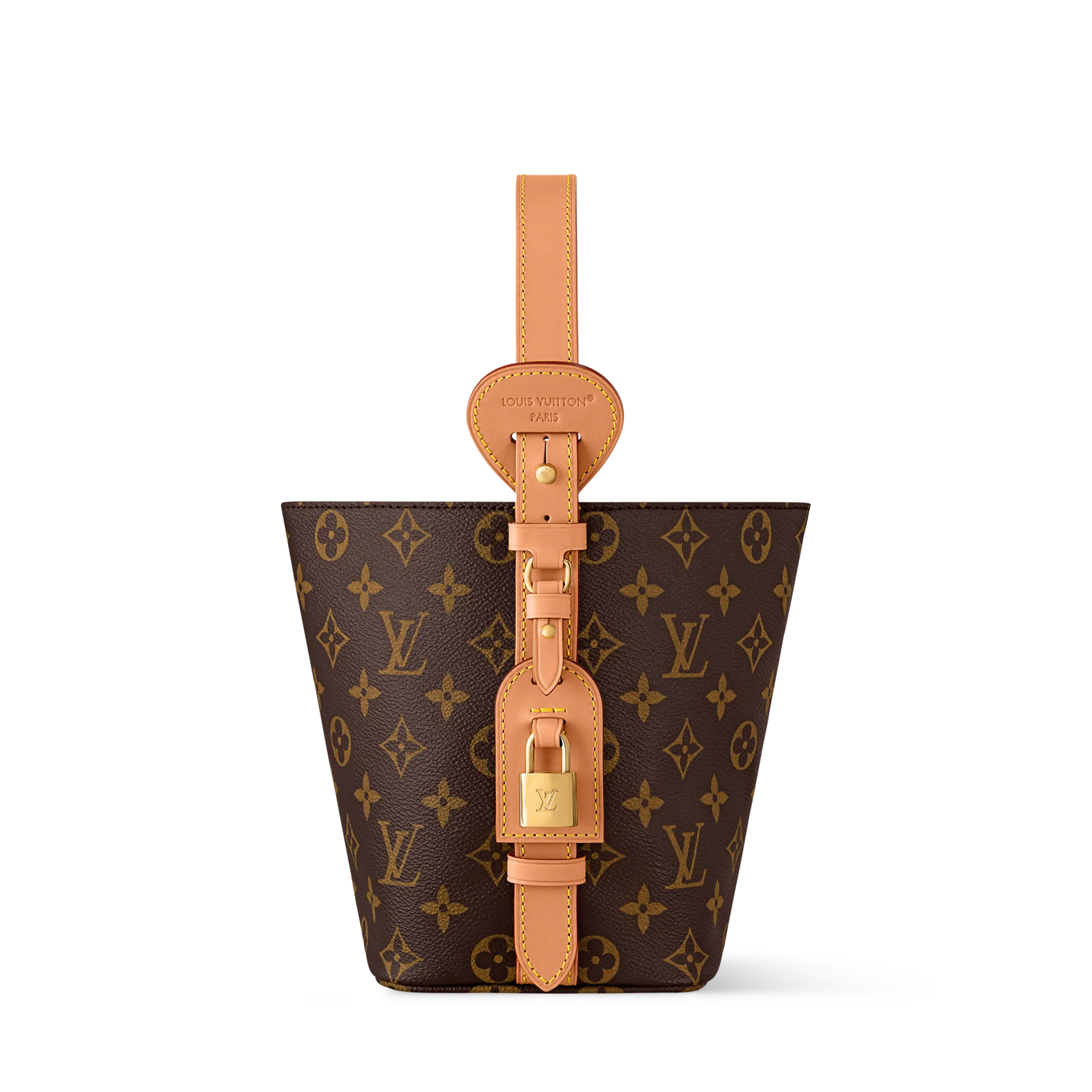 All In BB Monogram Coated Canvas Gold-Toned Hardware