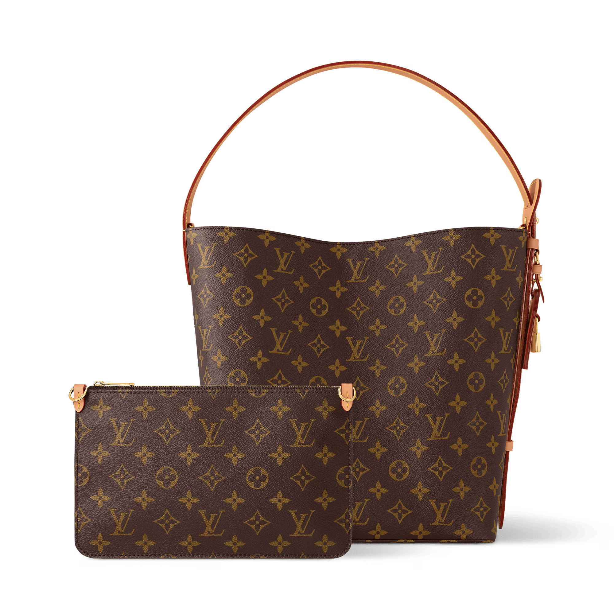 All In GM Monogram Coated Canvas Gold-Toned Hardware