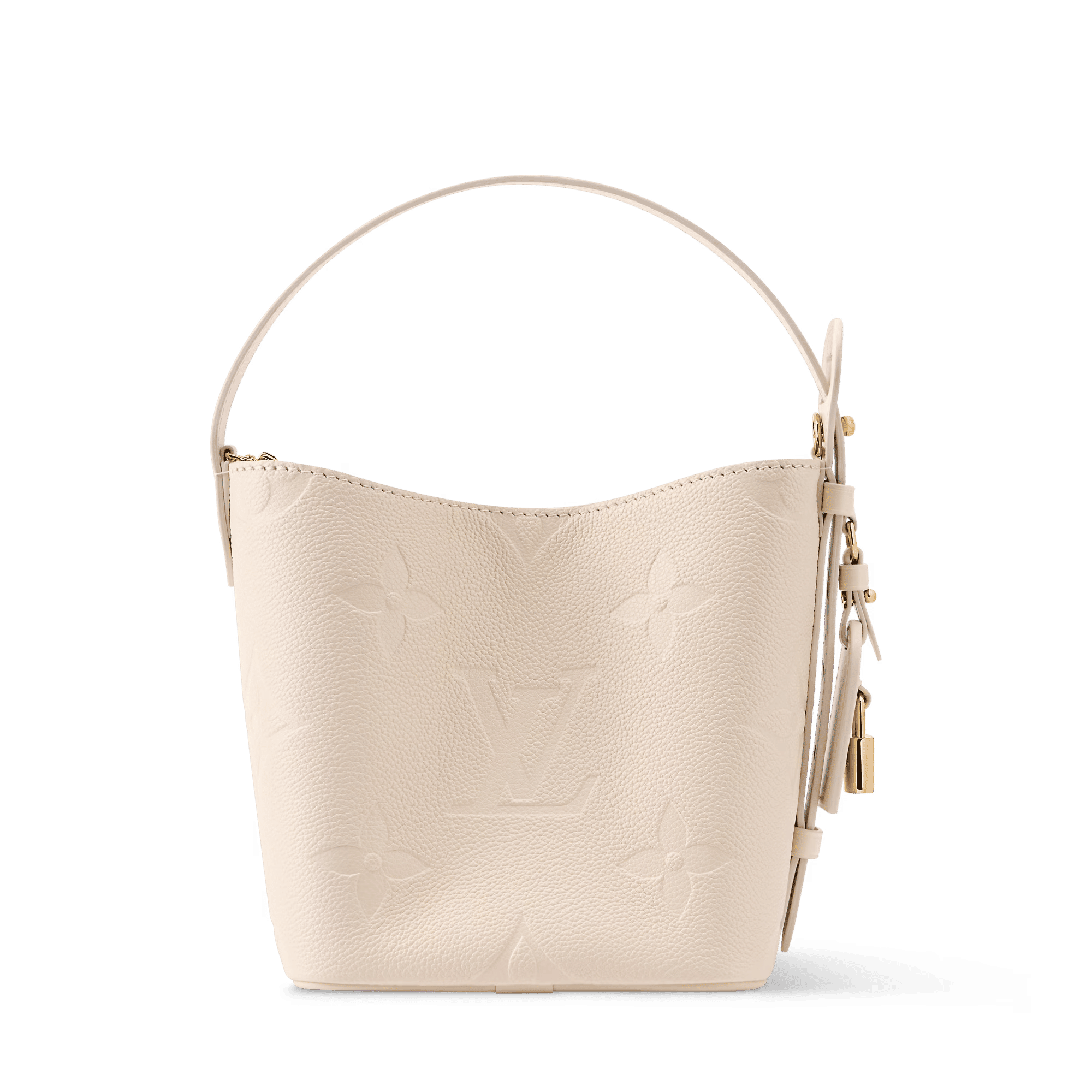 All In BB Monogram Empreinte Leather Crème Gold-Toned Hardware