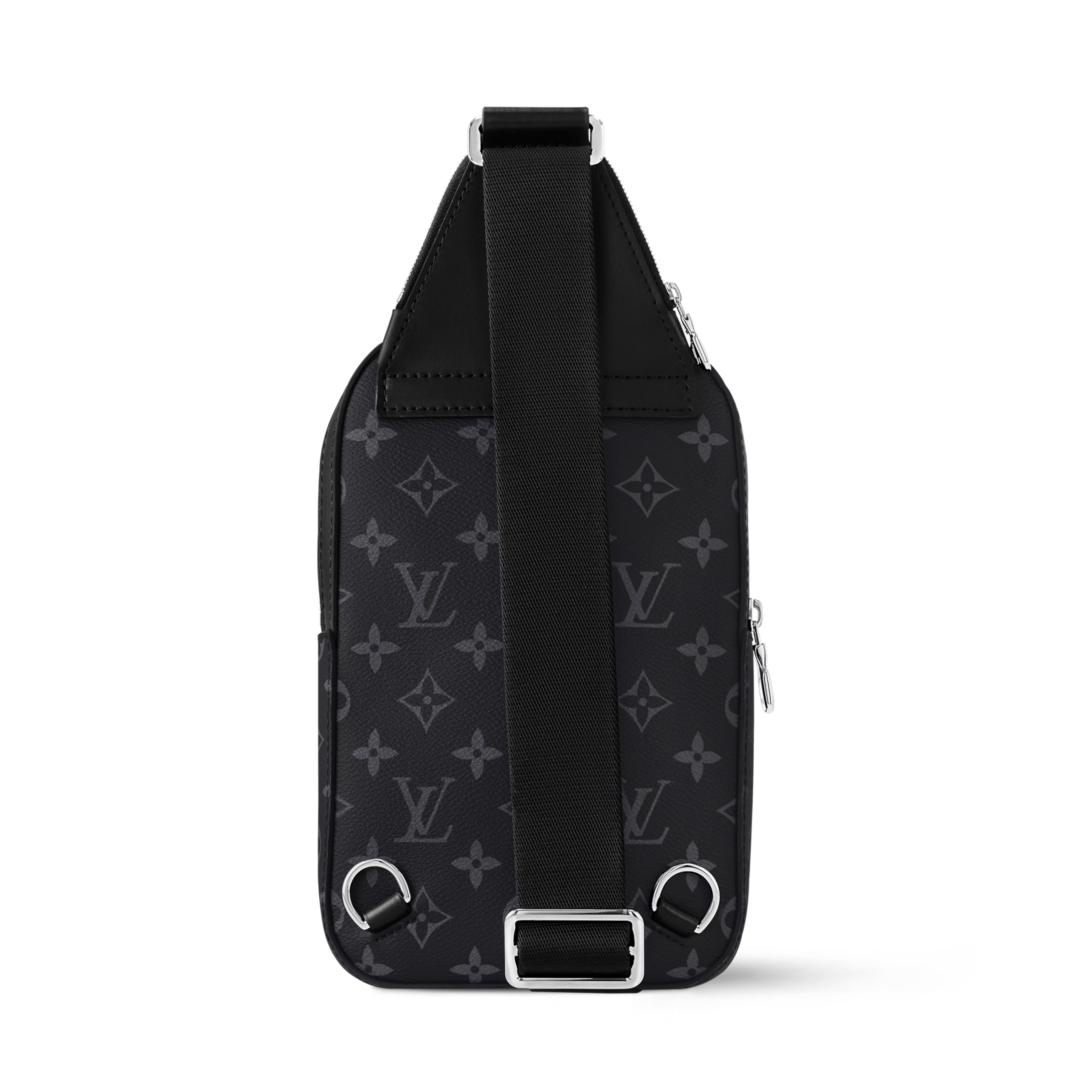 Avenue Slingbag PM Monogram Eclipse Canvas Cowhide Leather