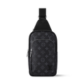 Avenue Slingbag PM Monogram Eclipse Canvas Cowhide Leather