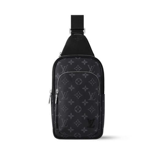 Avenue Slingbag PM Monogram Eclipse Canvas Cowhide Leather