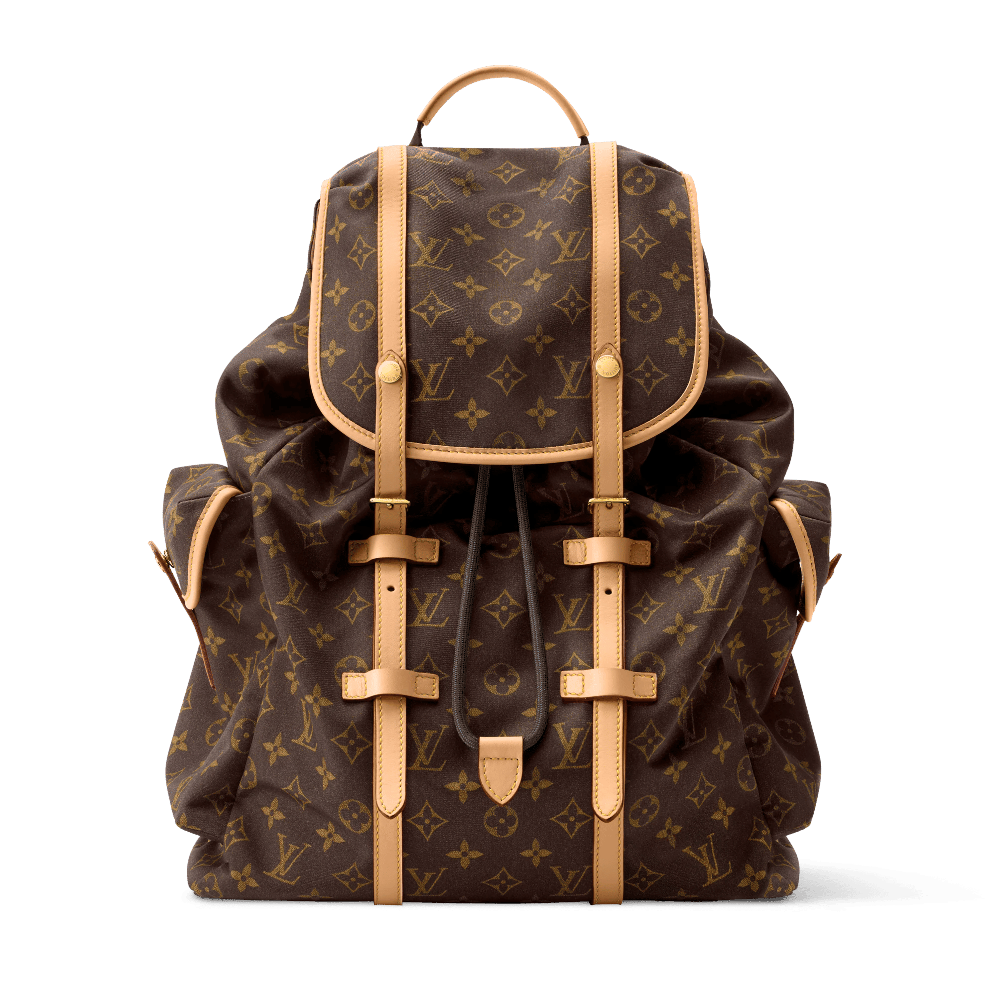Christopher East West MM Monogram Silk Tech Gold-Toned Hardware