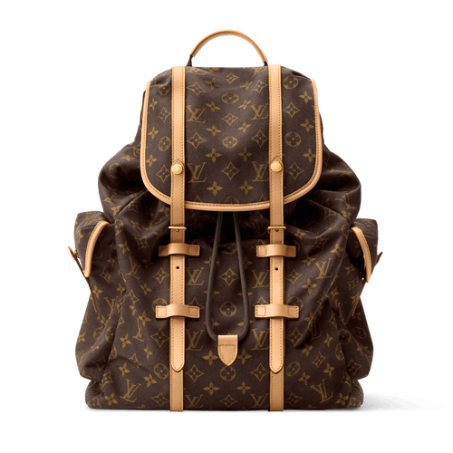 Christopher East West MM Monogram Silk Tech Gold-Toned Hardware