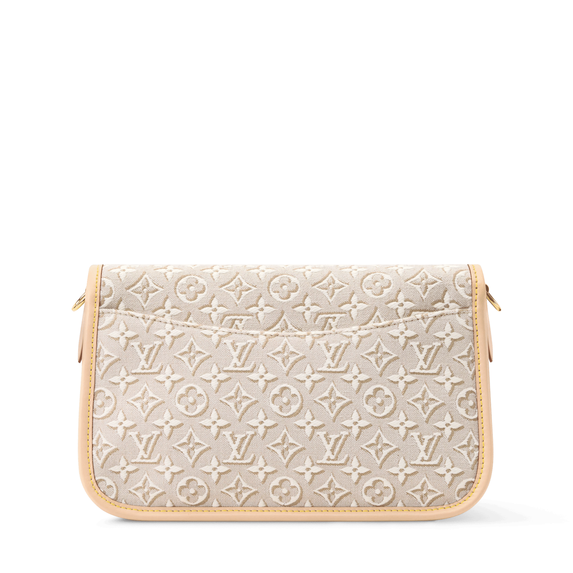 Diane PM Monogram Emblème Peuplier Jacquard Textile Gold-Toned Hardware