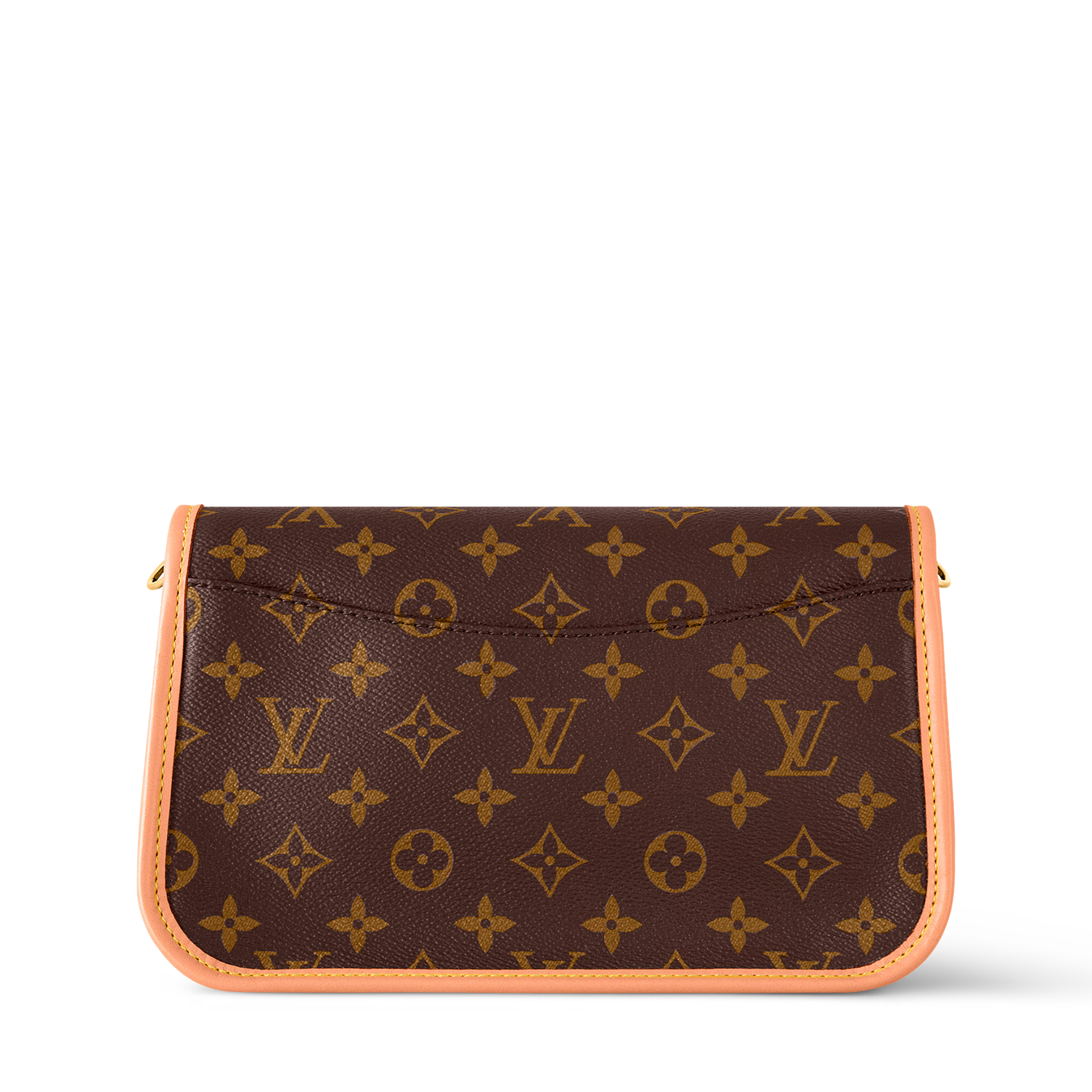 Diane Monogram Coated Canvas Black Gold-Color Hardware