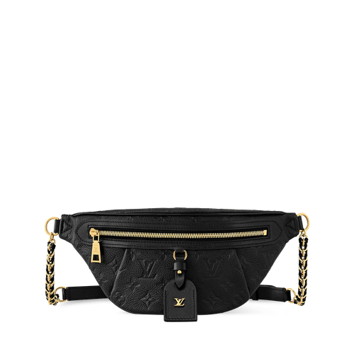 High Rise PM Monogram Empreinte Leather Black Gold-Toned Hardware
