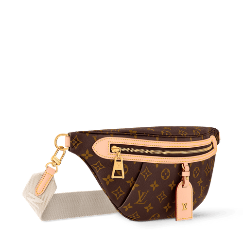 High Rise Bumbag Monogram Coated Canvas Gold-Color Hardware