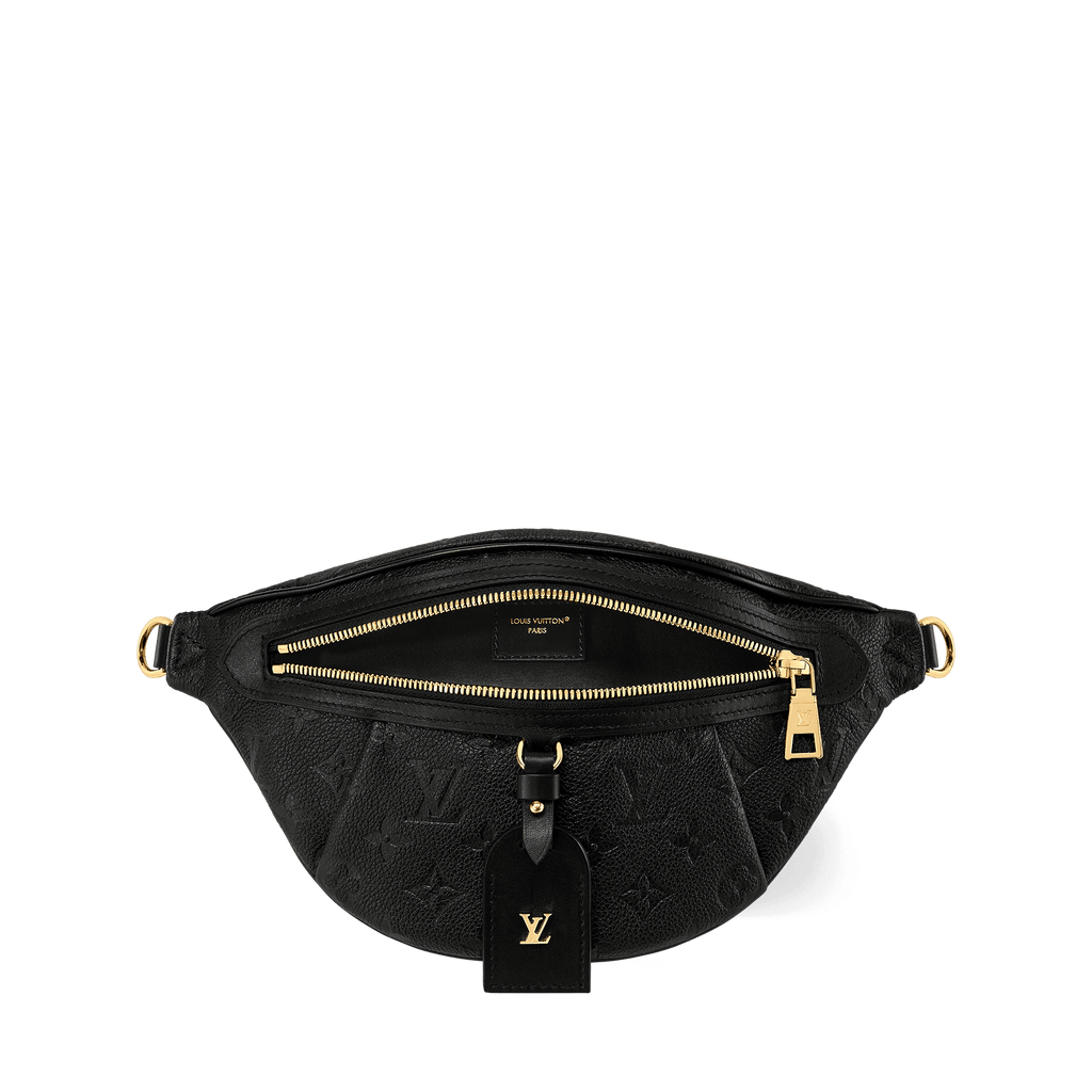 High Rise PM Monogram Empreinte Leather Black Gold-Toned Hardware
