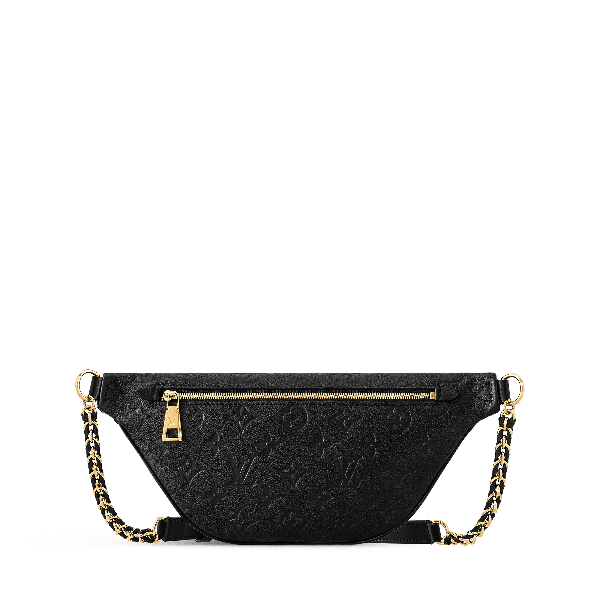 High Rise PM Monogram Empreinte Leather Black Gold-Toned Hardware