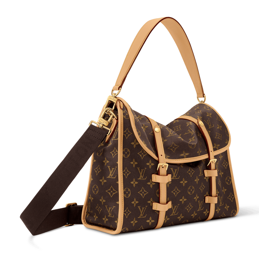 Jet Lag Bag MM Monogram Silk Tech Gold-Toned Hardware