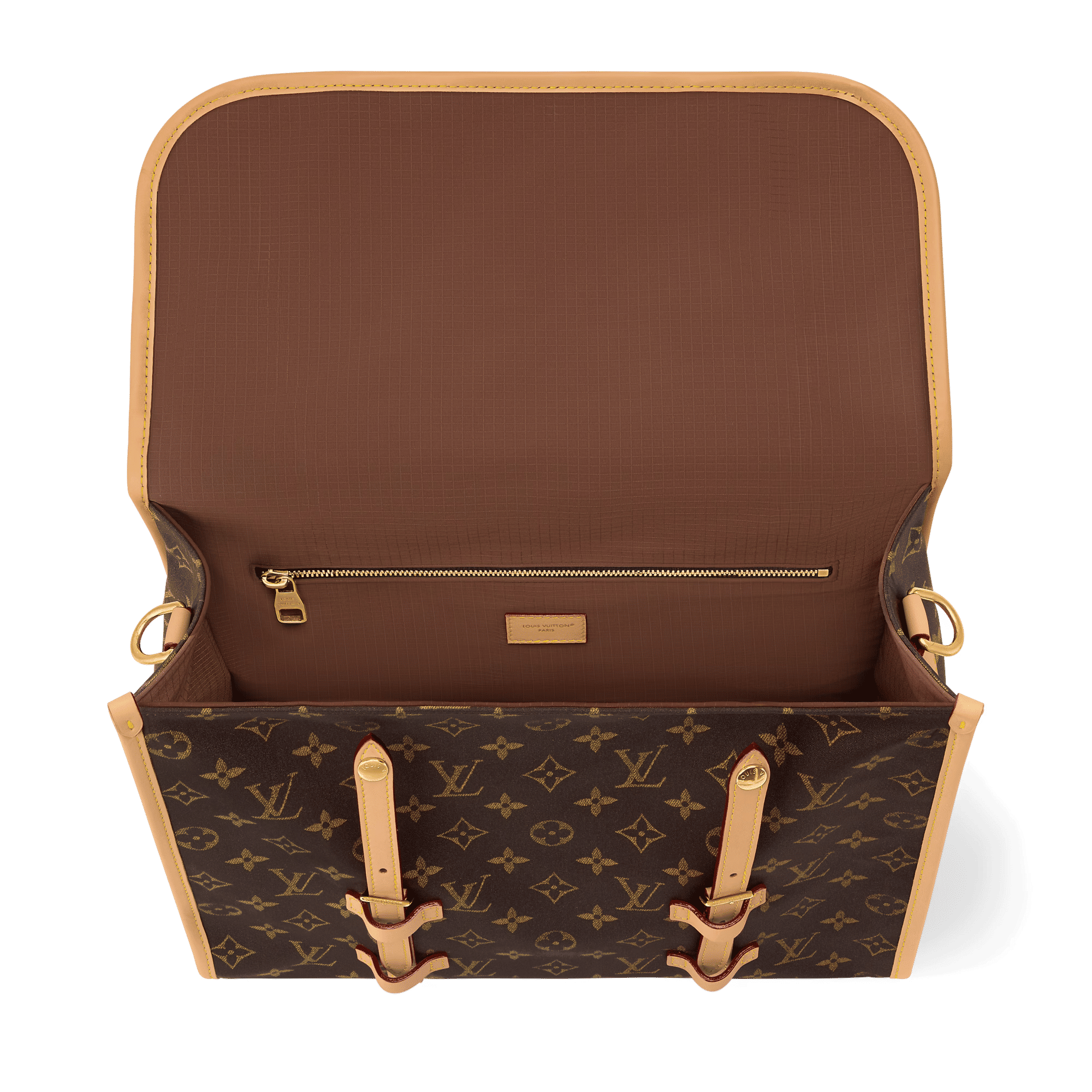 Jet Lag Bag MM Monogram Silk Tech Gold-Toned Hardware
