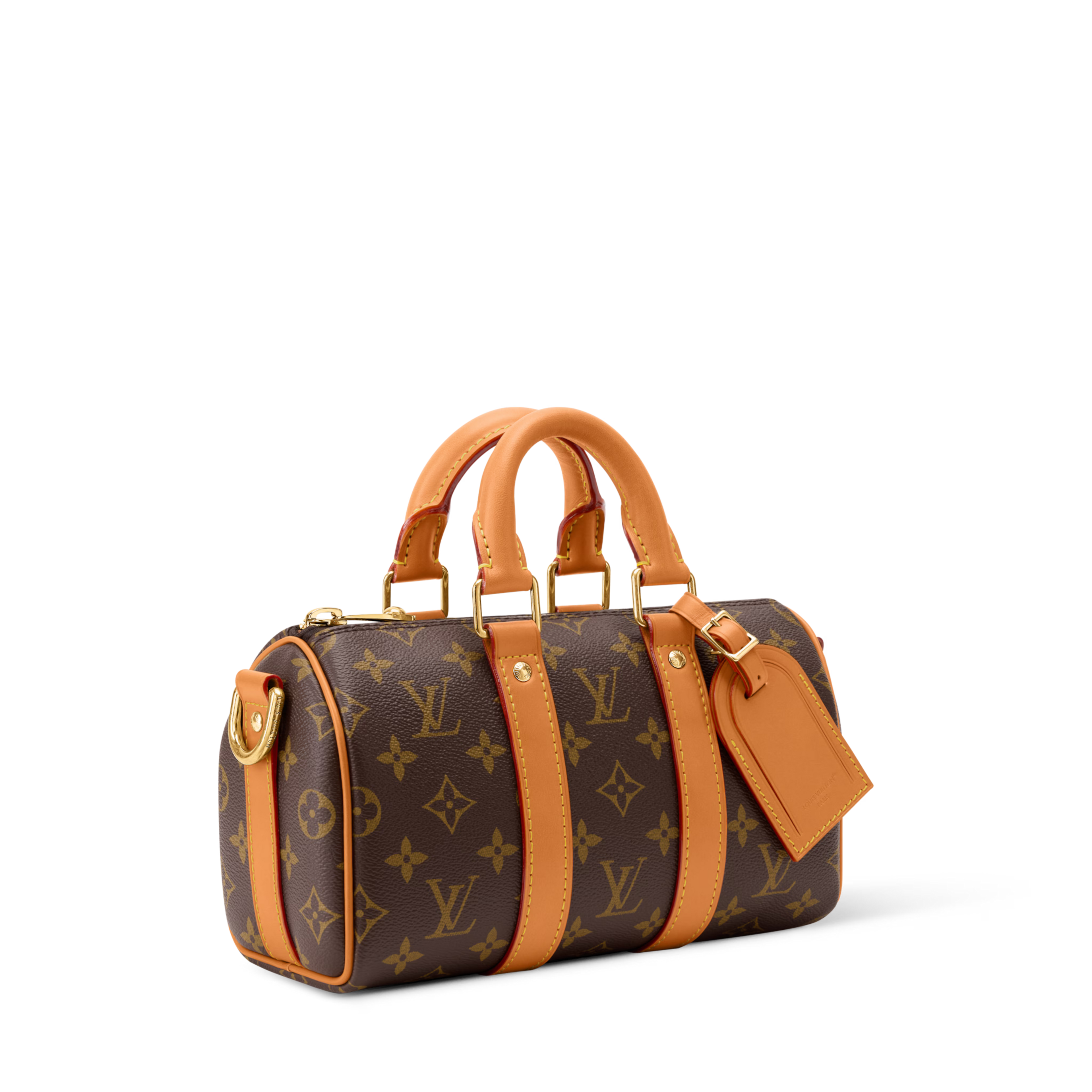 Keepall Bandoulière 25 Monogram Archive Canvas Gold-Toned Hardware
