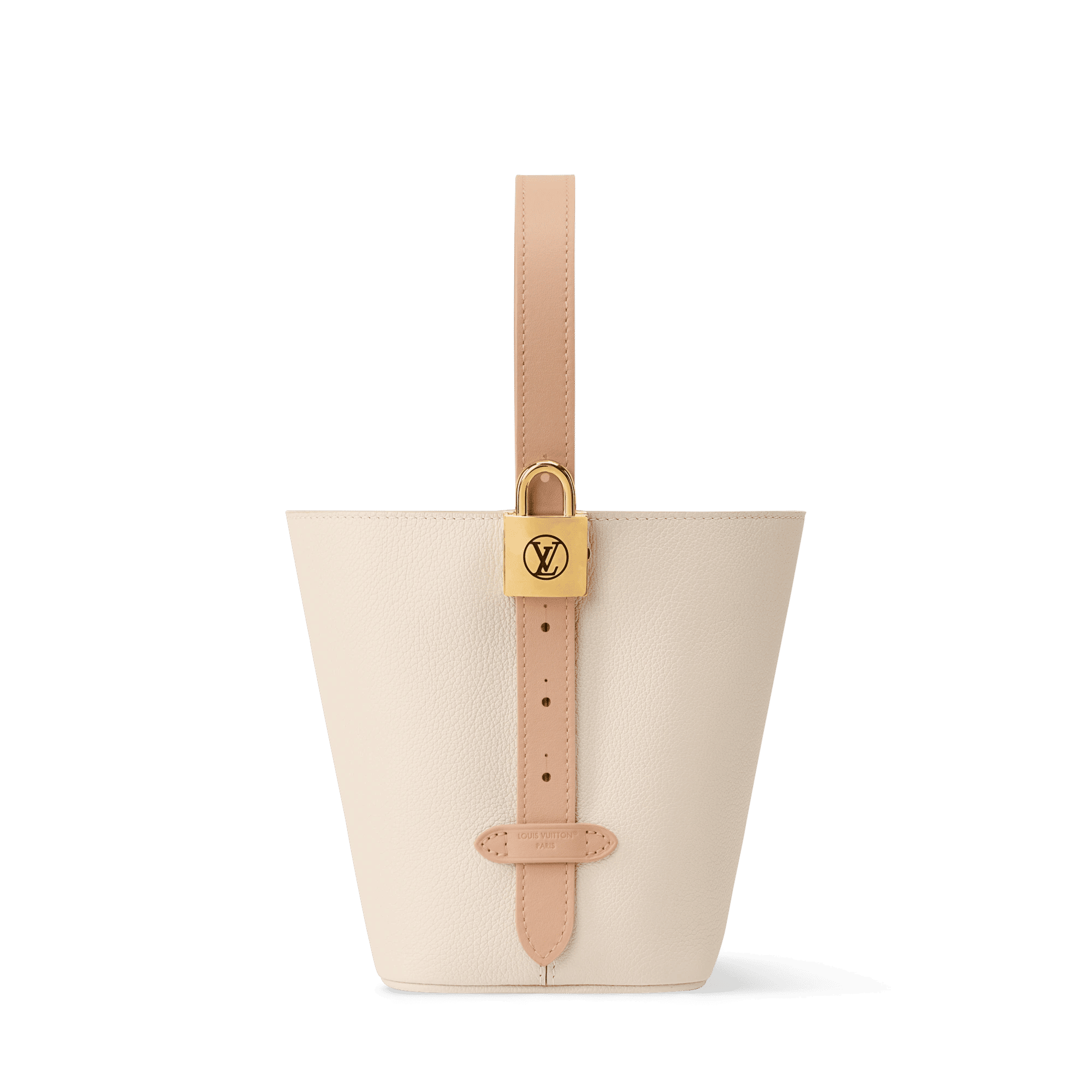 All In BB Calfskin Leather Bicolor Quartz Hazelnut Aged Gold-Toned Hardware