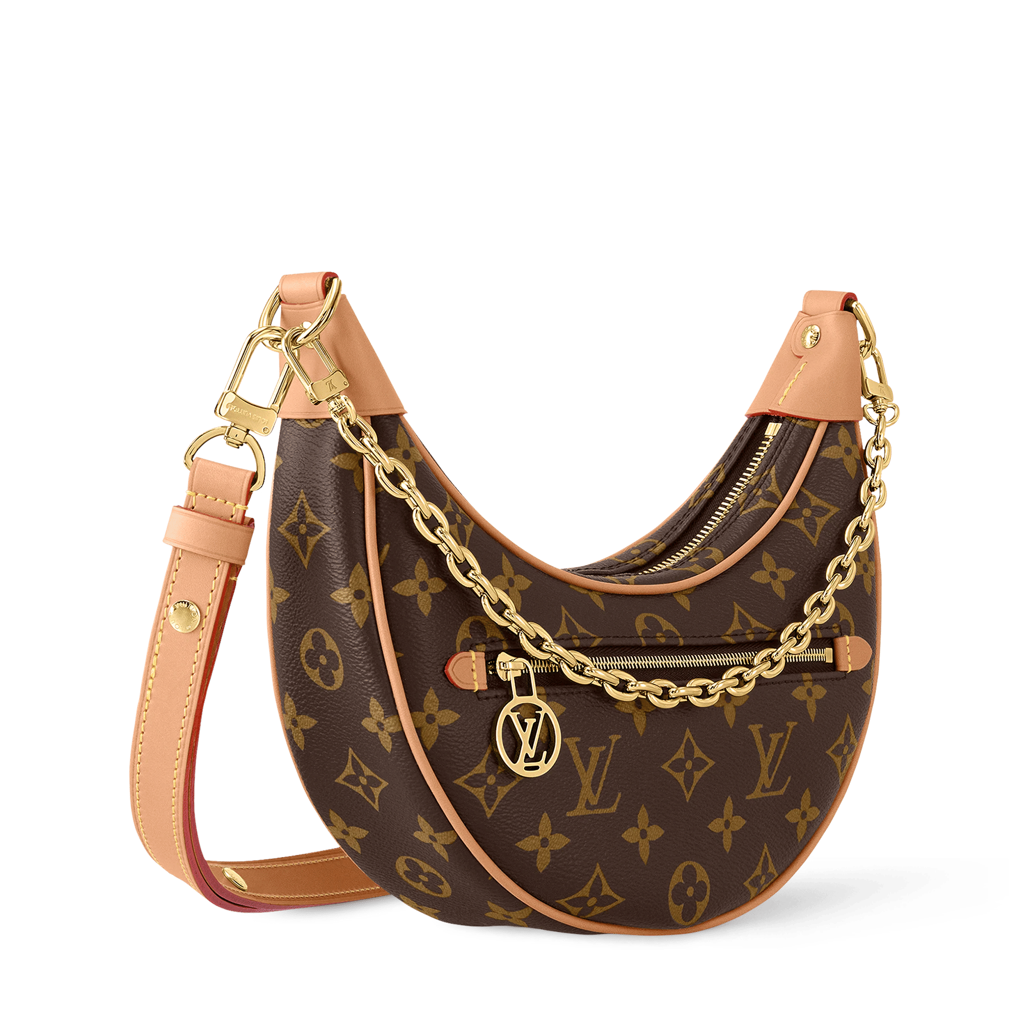 Loop Monogram Coated Canvas Gold-Color Hardware