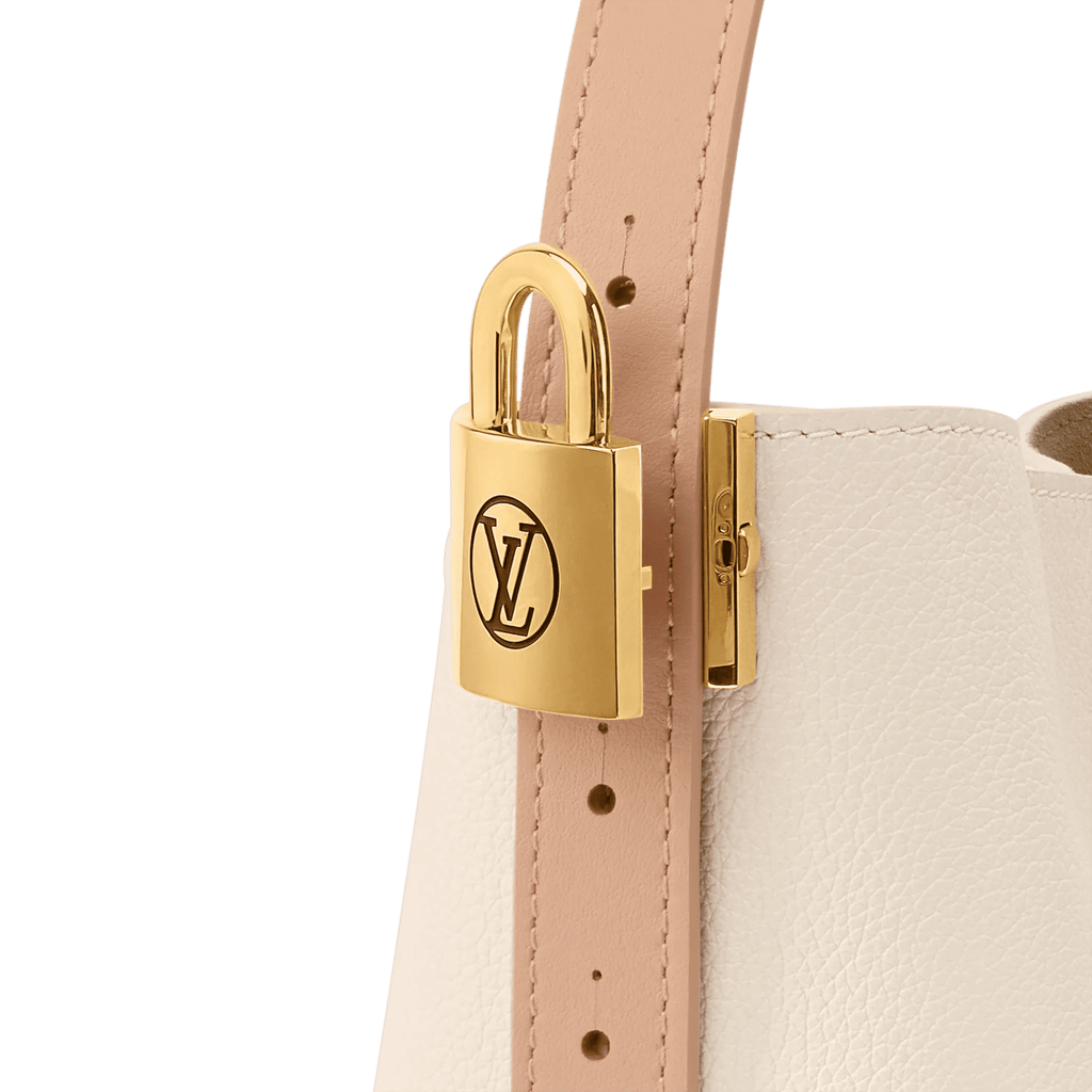 All In BB Calfskin Leather Bicolor Quartz Hazelnut Aged Gold-Toned Hardware