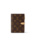 Locked Passport Cover Monogram Coated Canvas Gold-Toned Hardware