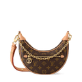 Loop Monogram Coated Canvas Gold-Color Hardware