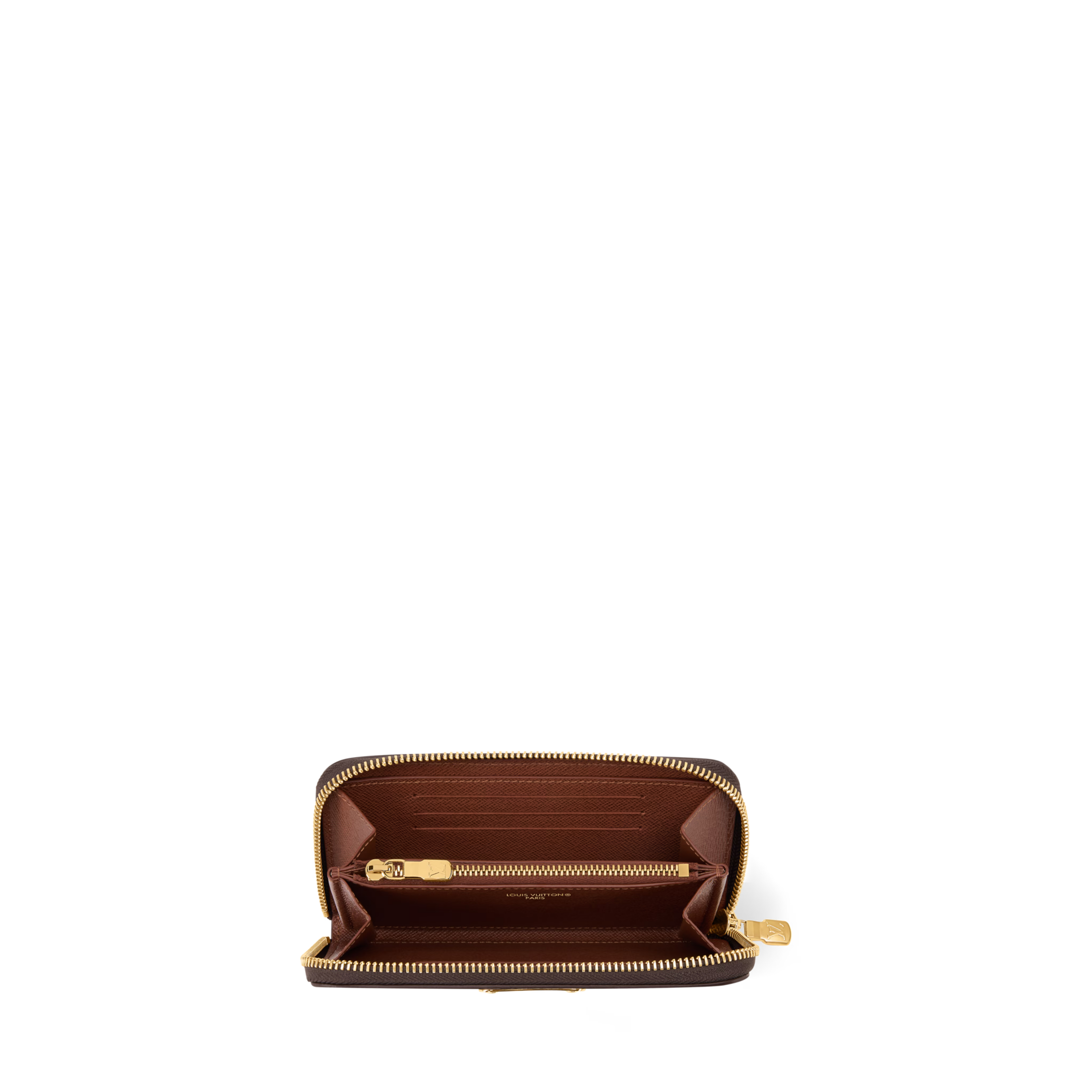 Margot Wallet Monogram Coated Canvas Cowhide Leather Gold-Toned Hardware
