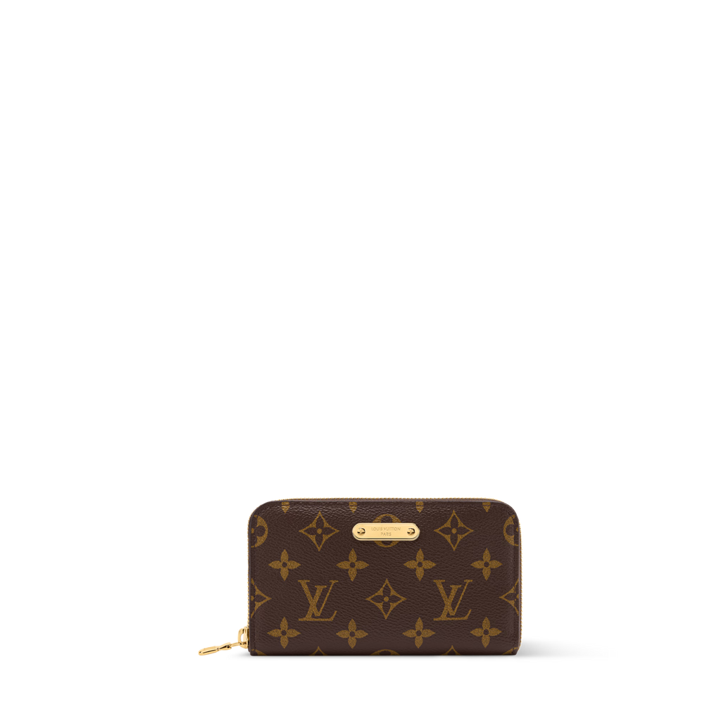 Margot Wallet Monogram Coated Canvas Cowhide Leather Gold-Toned Hardware