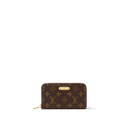 Margot Wallet Monogram Coated Canvas Cowhide Leather Gold-Toned Hardware