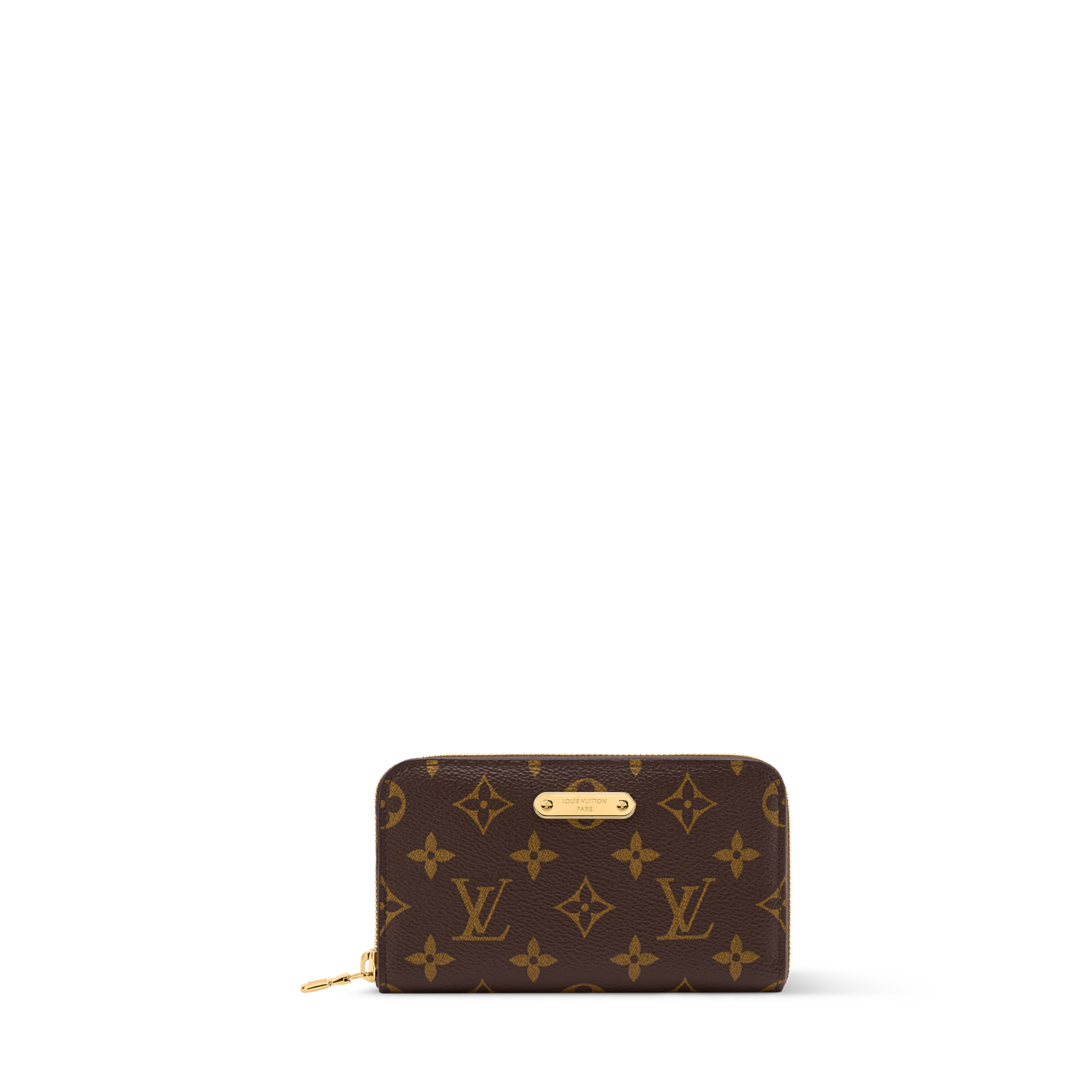 Margot Wallet Monogram Coated Canvas Cowhide Leather Gold-Toned Hardware